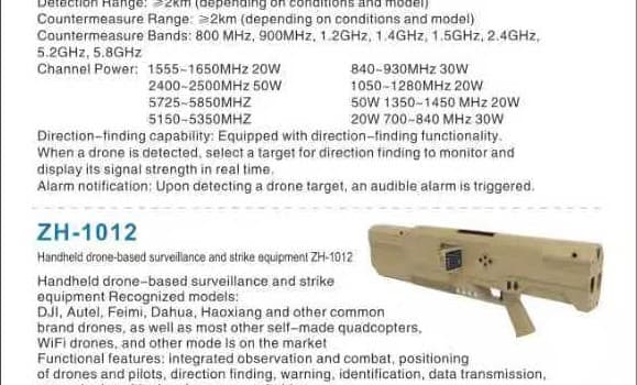 ZH-1012 Tactical Vehicle Jammer